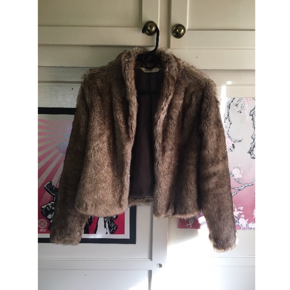 Hollister Faux Fur Jacket